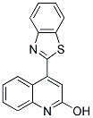 4-(1,3-BENZOTHIAZOL-2-YL)QUINOLIN-2-OL Struktur