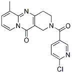 2-[(6-CHLOROPYRIDIN-3-YL)CARBONYL]-6-METHYL-1,2,3,4-TETRAHYDRO-11H-DIPYRIDO[1,2-A:4',3'-D]PYRIMIDIN-11-ONE Struktur