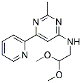 N-(2,2-DIMETHOXYETHYL)-2-METHYL-6-PYRIDIN-2-YLPYRIMIDIN-4-AMINE Struktur