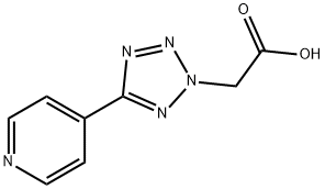 (5-PYRIDIN-4-YL-TETRAZOL-2-YL)-ACETIC ACID Struktur