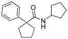 N-CYCLOPENTYL(PHENYLCYCLOPENTYL)FORMAMIDE Struktur