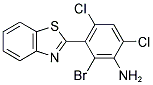 3-(1,3-BENZOTHIAZOL-2-YL)-2-BROMO-4,6-DICHLOROANILINE Struktur