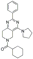 CYCLOHEXYL-(2-PHENYL-4-PYRROLIDIN-1-YL-7,8-DIHYDRO-5H-PYRIDO[4,3-D]PYRIMIDIN-6-YL)-METHANONE Struktur