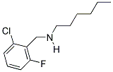 N-(2-CHLORO-6-FLUOROBENZYL)-N-HEXYLAMINE Struktur