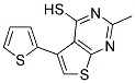 2-METHYL-5-THIEN-2-YLTHIENO[2,3-D]PYRIMIDINE-4-THIOL Struktur