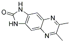 6,7-DIMETHYL-1,3-DIHYDRO-2H-IMIDAZO[4,5-G]QUINOXALIN-2-ONE Struktur