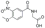 (4-METHOXY-3-NITRO-BENZOYLAMINO)-ACETIC ACID Struktur