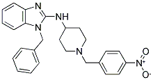 (1-BENZYL-1H-BENZOIMIDAZOL-2-YL)-[1-(4-NITRO-BENZYL)-PIPERIDIN-4-YL]-AMINE Struktur