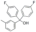 4,4'-DIFLUORO-3''-METHYLTRITYL ALCOHOL Struktur