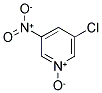 3-CHLORO-5-NITROPYRIDINE 1-OXIDE Struktur