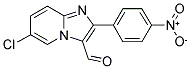 6-CHLORO-2-(4-NITRO-PHENYL)-IMIDAZO[1,2-A]PYRIDINE-3-CARBALDEHYDE Struktur