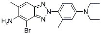 4-BROMO-2-[4-(DIETHYLAMINO)-2-METHYLPHENYL]-6-METHYL-2H-1,2,3-BENZOTRIAZOL-5-AMINE Struktur