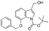 7-BENZYLOXY-3-HYDROXYMETHYLINDOLE-1-CARBOXYLIC ACID TERT-BUTYL ESTER Struktur