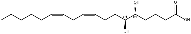 (+/-)-ERYTHRO-5,6-DIHYDROXY-9(Z),12(Z)-OCTADECADIENOIC ACID Struktur