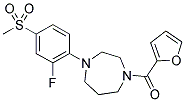 1-[2-FLUORO-4-(METHYLSULFONYL)PHENYL]-4-(2-FUROYL)-1,4-DIAZEPANE Struktur