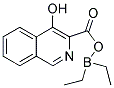 3-([(DIETHYLBORYL)OXY]CARBONYL)-4-ISOQUINOLINOL Struktur