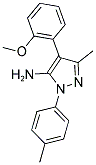 4-(2-METHOXY-PHENYL)-5-METHYL-2-P-TOLYL-2H-PYRAZOL-3-YLAMINE Struktur