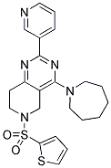 4-AZEPAN-1-YL-2-PYRIDIN-3-YL-6-(THIOPHENE-2-SULFONYL)-5,6,7,8-TETRAHYDRO-PYRIDO[4,3-D]PYRIMIDINE Struktur