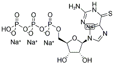 6-THIO-GTP SODIUM SALT Struktur