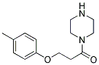 1-PIPERAZIN-1-YL-3-P-TOLYLOXY-PROPAN-1-ONE Struktur