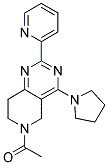 1-(2-PYRIDIN-2-YL-4-PYRROLIDIN-1-YL-7,8-DIHYDRO-5H-PYRIDO[4,3-D]PYRIMIDIN-6-YL)-ETHANONE Struktur