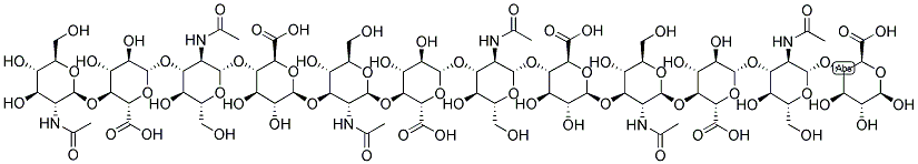 HYALURONATE HEXAMER Struktur