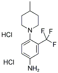 4-METHYL-1-(4-AMINO-2-TRIFLUOROMETHYLPHENYL)PIPERIDINE DIHYDROCHLORIDE Struktur