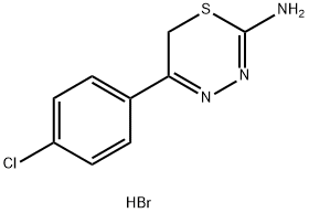 5-(4-CHLOROPHENYL)-6H-1,3,4-THIADIAZIN-2-AMINIUM BROMIDE Struktur