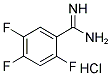 2,4,5-TRIFLUORO-BENZAMIDINE HYDROCHLORIDE Struktur