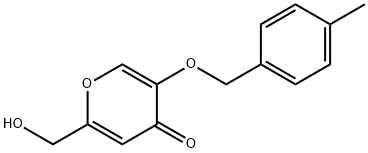 2-(HYDROXYMETHYL)-5-[(4-METHYLBENZYL)OXY]-4H-PYRAN-4-ONE Struktur