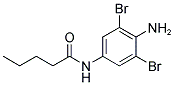 N-(4-AMINO-3,5-DIBROMOPHENYL)PENTANAMIDE Struktur