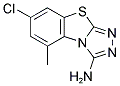 7-CHLORO-5-METHYL[1,2,4]TRIAZOLO[3,4-B][1,3]BENZOTHIAZOL-3-AMINE Struktur