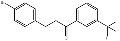 3-(4-BROMOPHENYL)-3'-TRIFLUOROMETHYLPROPIOPHENONE Struktur