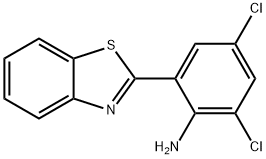 2-(1,3-BENZOTHIAZOL-2-YL)-4,6-DICHLOROANILINE Struktur