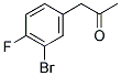 3-BROMO-4-FLUOROPHENYLACETONE Struktur