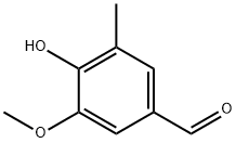 4-HYDROXY-3-METHOXY-5-METHYLBENZENECARBALDEHYDE Struktur