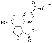 3-(4-ETHOXYCARBONYLPHENYL)-2,4-PYRROLIDINEDICARBOXYLIC ACID Struktur