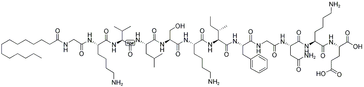 ADP RIBOSYLATION FACTOR 6, N-TERMINAL (2-13), MYRISTOYLATED Struktur