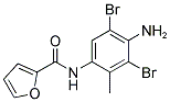 N-(4-AMINO-3,5-DIBROMO-2-METHYLPHENYL)-2-FURAMIDE Struktur