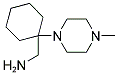 C-[1-(4-METHYL-PIPERAZIN-1-YL)-CYCLOHEXYL]-METHYLAMINE Struktur