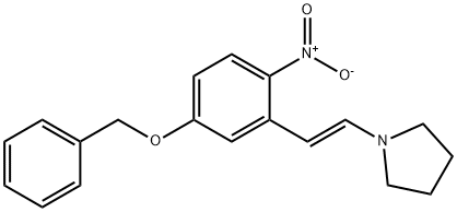 1-[2-(5-BENZYLOXY-2-NITROPHENYL)VINYL]PYRROLIDINE