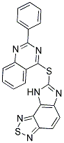 7-[(2-PHENYLQUINAZOLIN-4-YL)THIO]-8H-IMIDAZO[4,5-E][2,1,3]BENZOTHIADIAZOLE Struktur