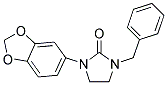 1-(1,3-BENZODIOXOL-5-YL)-3-BENZYLIMIDAZOLIDIN-2-ONE Struktur