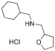 CYCLOHEXYLMETHYL-(TETRAHYDRO-FURAN-2-YLMETHYL)-AMINE HYDROCHLORIDE Struktur