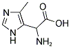 AMINO-(5-METHYL-3H-IMIDAZOL-4-YL)-ACETIC ACID Struktur