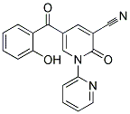 5-(2-HYDROXY-BENZOYL)-2-OXO-2H-[1,2']BIPYRIDINYL-3-CARBONITRILE Struktur