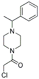 1-(CHLOROACETYL)-4-(1-PHENYLETHYL)PIPERAZINE Struktur