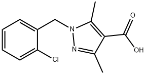 1-(2-CHLORO-BENZYL)-3,5-DIMETHYL-1H-PYRAZOLE-4-CARBOXYLIC ACID price.