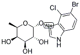 5-BROMO-4-CHLORO-3-INDOXYL-ALPHA-D-FUCOPYRANOSIDE Struktur