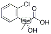 (R)-2-HYDROXY-2-METHYL(2-CHLOROBENZENE)ACETIC ACID Struktur